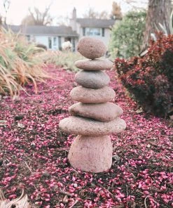 Happy Gardens Statues 7-Stone Cairn Garden Statue