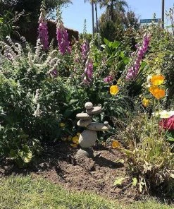 Happy Gardens 8 Stone Cairn Garden Statue Statues