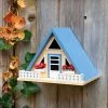 Happy Gardens Birdhouses/Baths A-Frame Cabin Birdhouse