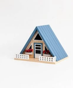 Happy Gardens Birdhouses/Baths A-Frame Cabin Birdhouse