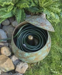 Happy Gardens Acorn Garden Hose Pot