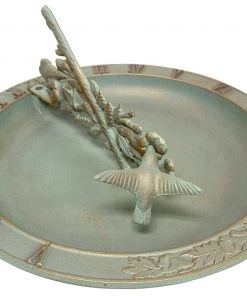 Happy Gardens Sales Store 8 Happy Gardens Accessories Aluminum Hummingbird Sundial Bird Bath