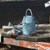 Happy Gardens Antique Blue Watering Can