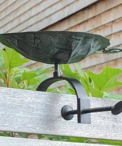 Happy Gardens Birdhouses/Baths Aspen Leaf Bird Bath