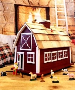 Happy Gardens Barn Advent Calendar Birdhouse Birdhouses/Baths