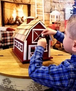 Happy Gardens Barn Advent Calendar Birdhouse Birdhouses/Baths