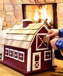 Happy Gardens Barn Advent Calendar Birdhouse Birdhouses/Baths