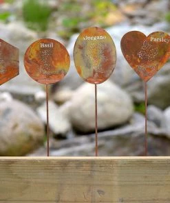 Happy Gardens Basil Herb Garden Stake Garden Stakes & Rain Gauges