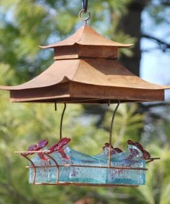 Happy Gardens Basketweave Shelter Hummingbird Feeder
