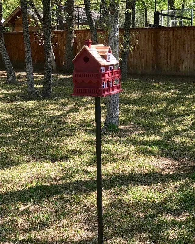 Happy Gardens Birdhouses/Baths Beauty And The Birdhouse Red - Featured On Oprah's Holiday Wish List! 5 Happy Gardens Birdhouses/Baths Beauty And The Birdhouse Red - Featured On Oprah's Holiday Wish List!