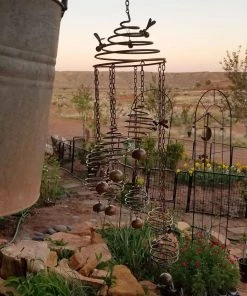 Happy Gardens Mobiles & Wind Chimes Bee Spiral With Bells Mobile Wind Chime 11 Happy Gardens Mobiles & Wind Chimes Bee Spiral With Bells Mobile Wind Chime