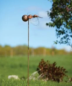Happy Gardens Bee With Spinning Wings Garden Stake