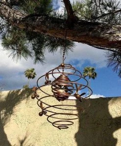 Happy Gardens Bees (Double) Spiral Garden Ornament