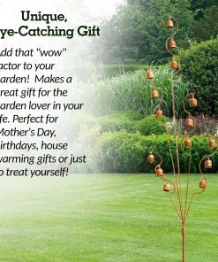 Happy Gardens Bell Spiral Garden Stake