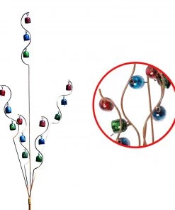 Happy Gardens Bell Spiral Garden Stake Multicolor