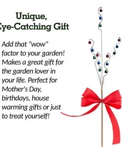 Happy Gardens Bell Spiral Garden Stake Multicolor