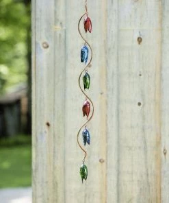 Happy Gardens Mobiles & Wind Chimes Bell Spiral Multicolor Wind Chime