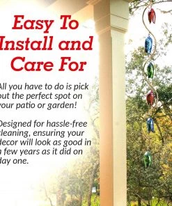 Happy Gardens Mobiles & Wind Chimes Bell Spiral Multicolor Wind Chime