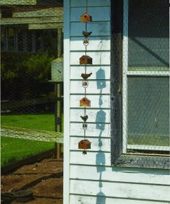 Happy Gardens Bird House And Birds Garden Ornament