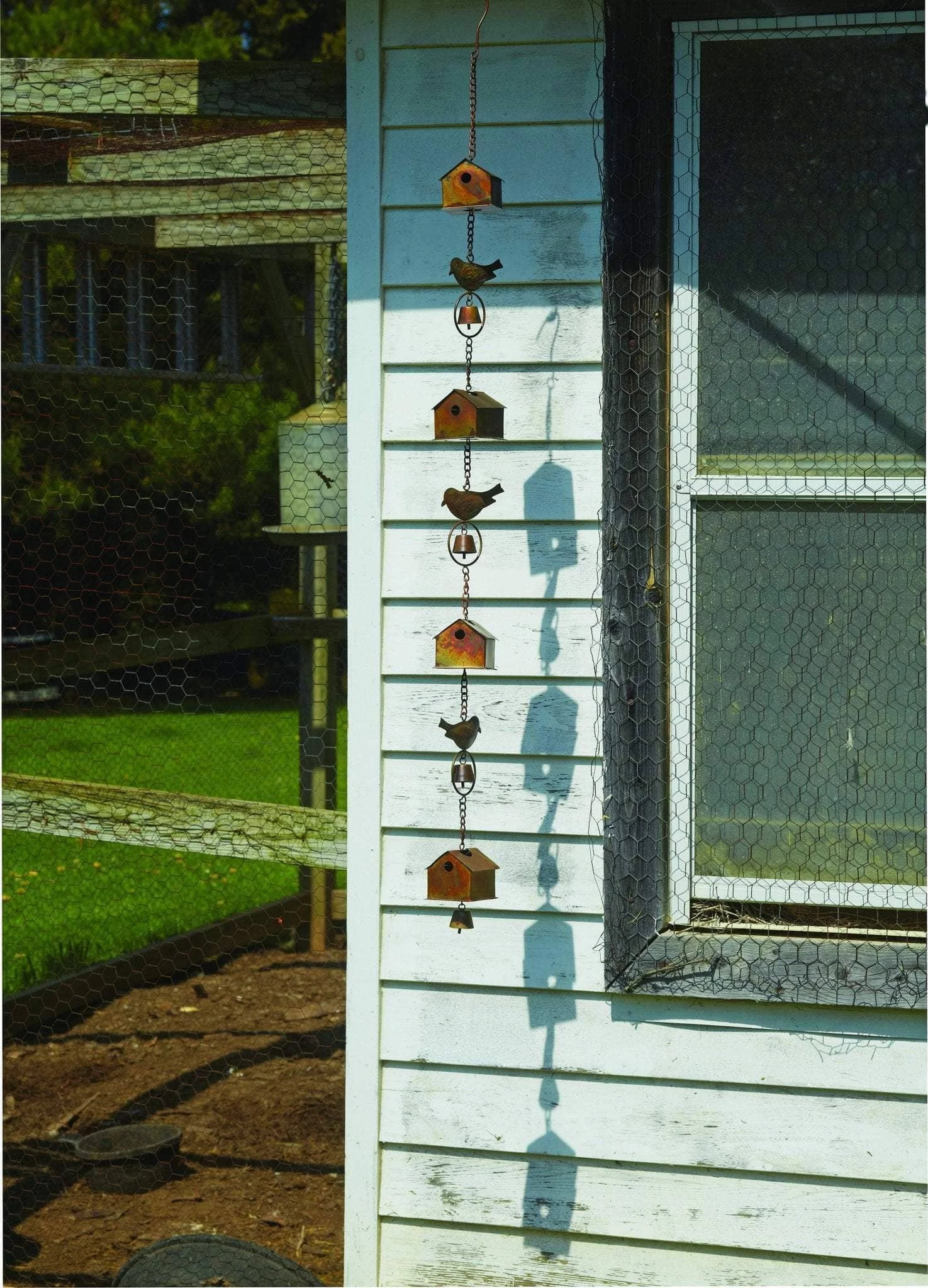 Happy Gardens Bird House And Birds Garden Ornament 3 Happy Gardens Bird House And Birds Garden Ornament