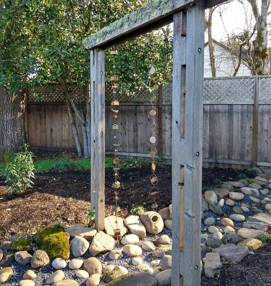 Happy Gardens Bird House And Birds Rain Chain 5 Happy Gardens Bird House And Birds Rain Chain