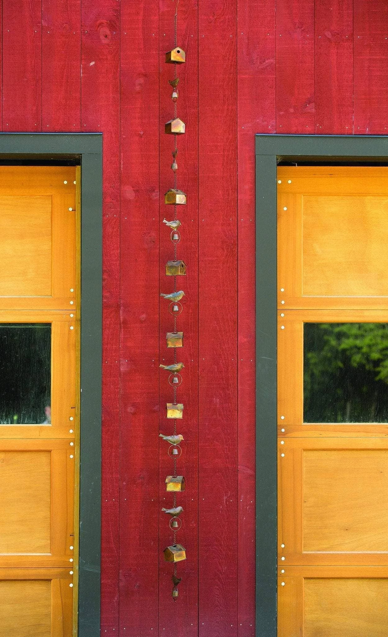 Happy Gardens Bird House And Birds Rain Chain 3 Happy Gardens Bird House And Birds Rain Chain