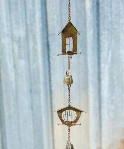 Happy Gardens Rain Chains Bird House Rain Chain