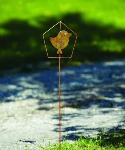 Happy Gardens Bird In House Garden Stake