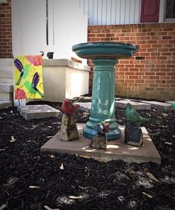 Happy Gardens Birds On Rocks Garden Statue Statues