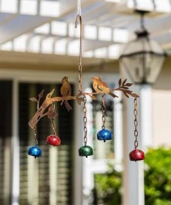 Happy Gardens Mobiles & Wind Chimes Birds W/Bells Multicolor Wind Chime 10 Happy Gardens Mobiles & Wind Chimes Birds W/Bells Multicolor Wind Chime