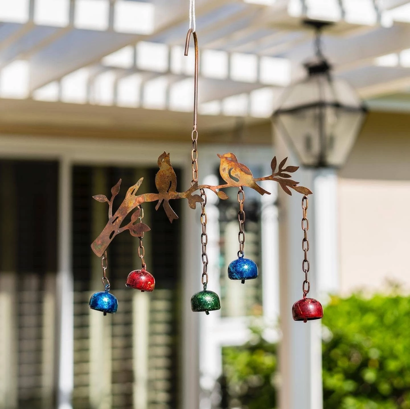 Happy Gardens Mobiles & Wind Chimes Birds W/Bells Multicolor Wind Chime 5 Happy Gardens Mobiles & Wind Chimes Birds W/Bells Multicolor Wind Chime