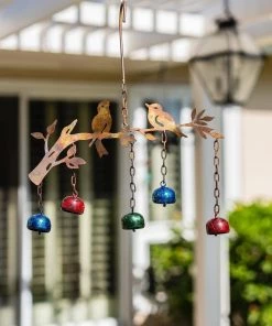 Happy Gardens Mobiles & Wind Chimes Birds W/Bells Multicolor Wind Chime 11 Happy Gardens Mobiles & Wind Chimes Birds W/Bells Multicolor Wind Chime