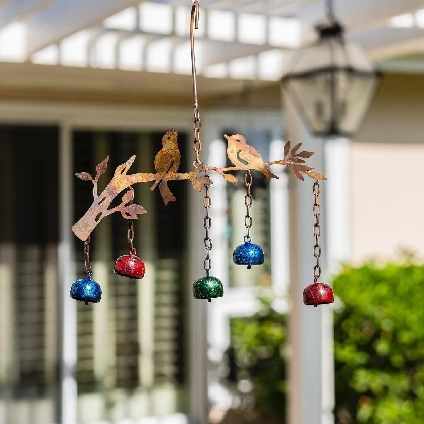 Happy Gardens Mobiles & Wind Chimes Birds W/Bells Multicolor Wind Chime 6 Happy Gardens Mobiles & Wind Chimes Birds W/Bells Multicolor Wind Chime