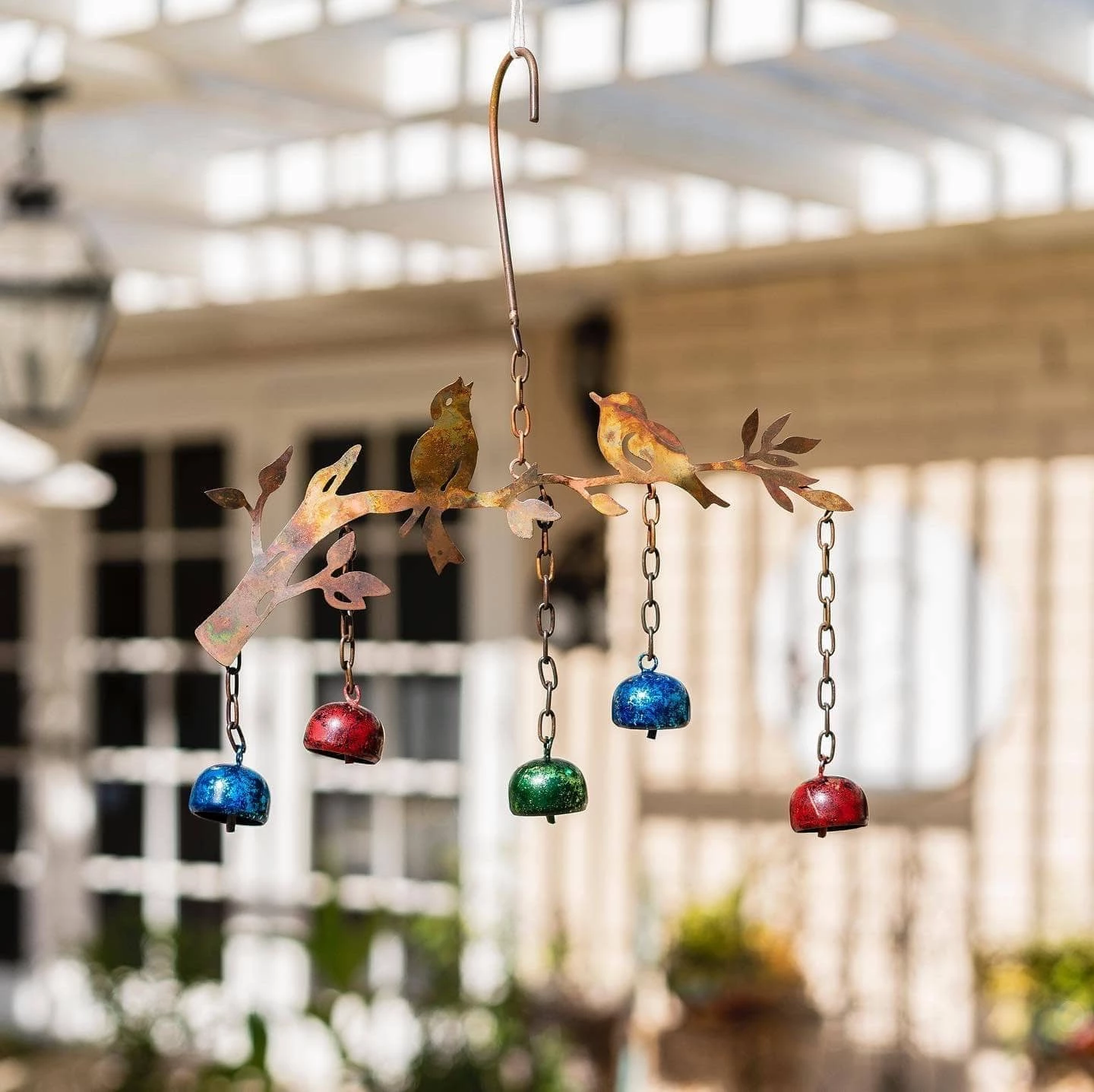 Happy Gardens Mobiles & Wind Chimes Birds W/Bells Multicolor Wind Chime 7 Happy Gardens Mobiles & Wind Chimes Birds W/Bells Multicolor Wind Chime