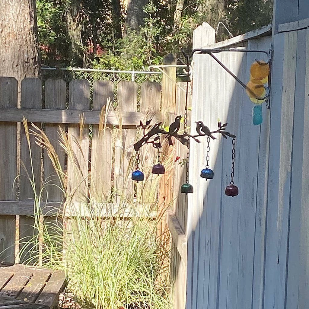 Happy Gardens Mobiles & Wind Chimes Birds W/Bells Multicolor Wind Chime 8 Happy Gardens Mobiles & Wind Chimes Birds W/Bells Multicolor Wind Chime