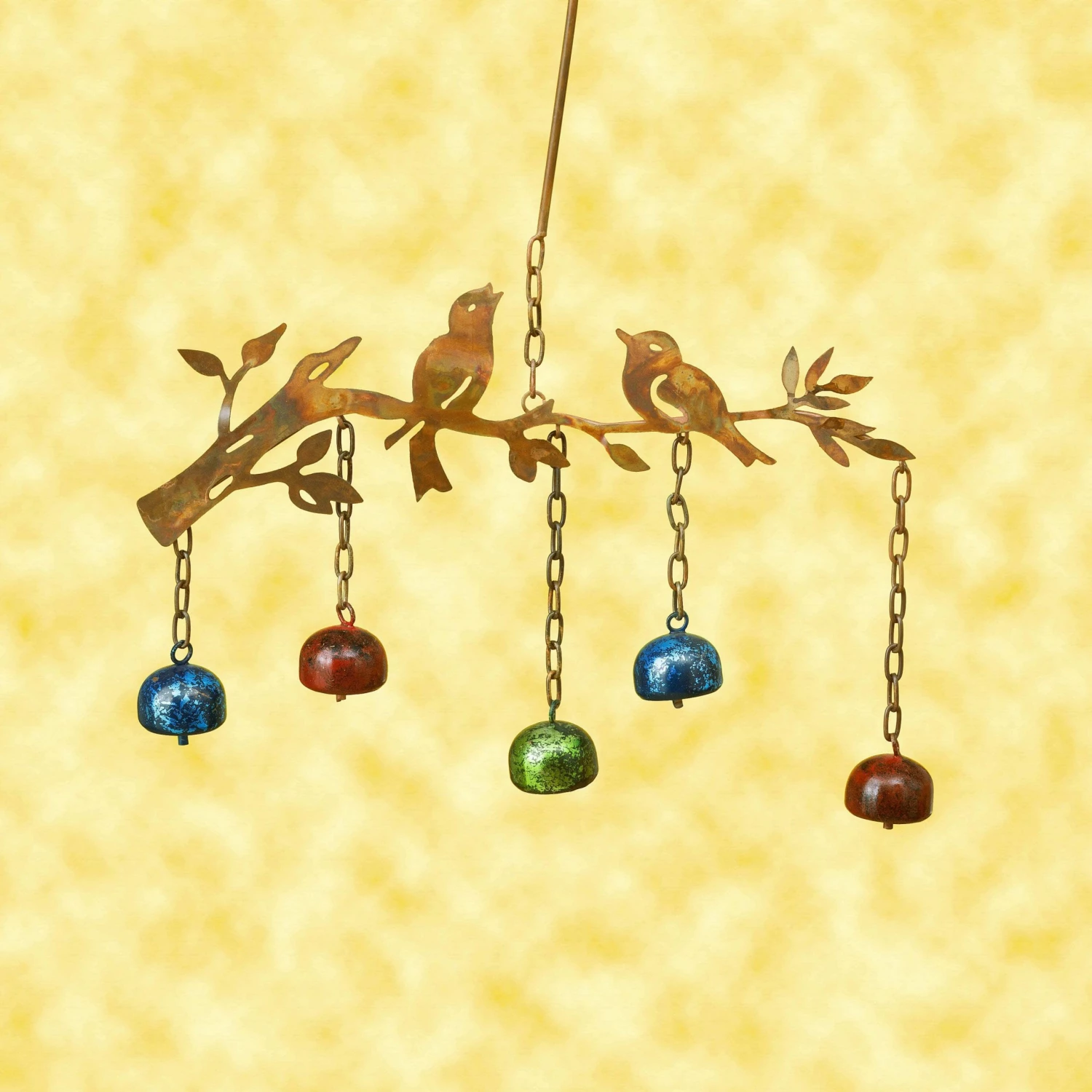 Happy Gardens Mobiles & Wind Chimes Birds W/Bells Multicolor Wind Chime 3 Happy Gardens Mobiles & Wind Chimes Birds W/Bells Multicolor Wind Chime