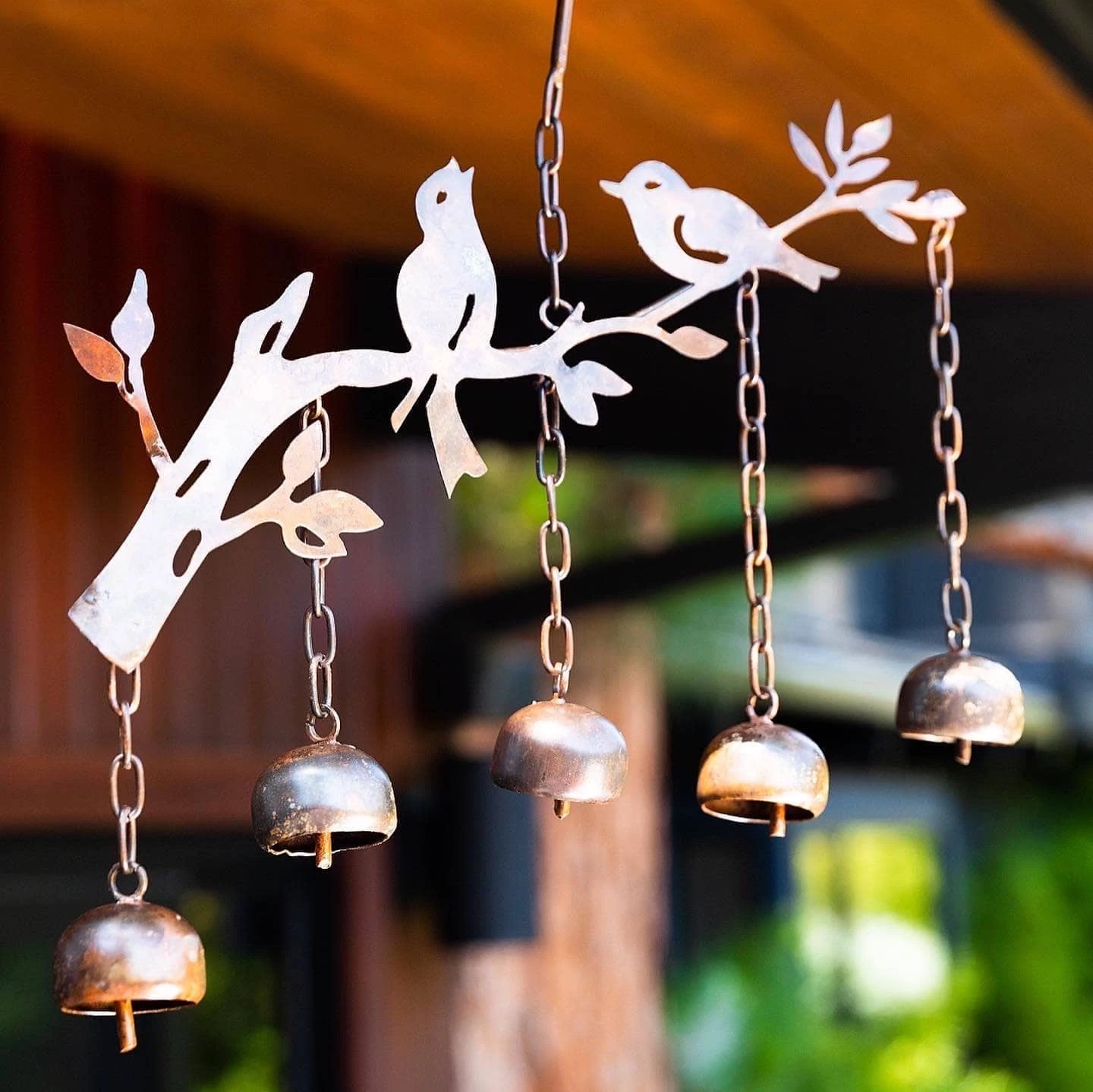 Happy Gardens Mobiles & Wind Chimes Birds W/Bells Wind Chime 6 Happy Gardens Mobiles & Wind Chimes Birds W/Bells Wind Chime