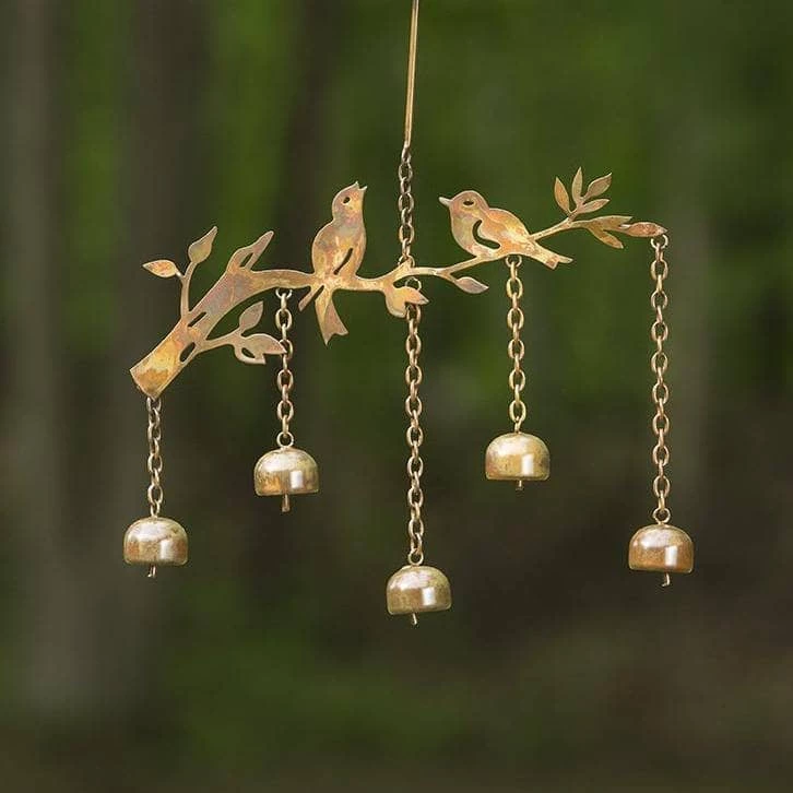 Happy Gardens Mobiles & Wind Chimes Birds W/Bells Wind Chime 3 Happy Gardens Mobiles & Wind Chimes Birds W/Bells Wind Chime