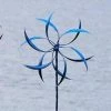 Happy Gardens Blue Feather Wind Spinner, 22" Wind Spinners