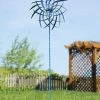 Happy Gardens Blue Pinwheel Wind Spinner 22"