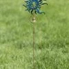 Happy Gardens Garden Stakes & Rain Gauges Blue Sun Face Garden Stake