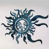 Happy Gardens Blue Sun Face Wall Decor