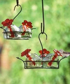 Happy Gardens Bouquet-3 Hummingbird Feeder