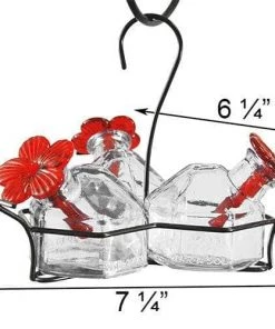 Happy Gardens Bouquet-3 Hummingbird Feeder