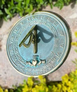 Happy Gardens Brass Grow Old With Me Sundial 12 Happy Gardens Brass Grow Old With Me Sundial