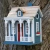 Happy Gardens Bristol Cottage Birdhouse - Blue Birdhouses/Baths