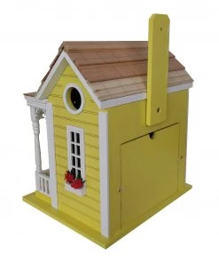 Happy Gardens Birdhouses/Baths Bristol Cottage Birdhouse - Yellow
