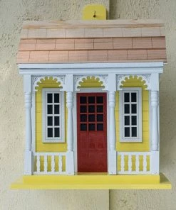 Happy Gardens Birdhouses/Baths Bristol Cottage Birdhouse - Yellow