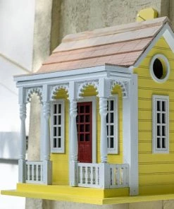 Happy Gardens Birdhouses/Baths Bristol Cottage Birdhouse - Yellow