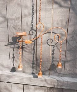 Happy Gardens Butterfly And Leaf Wind Chime